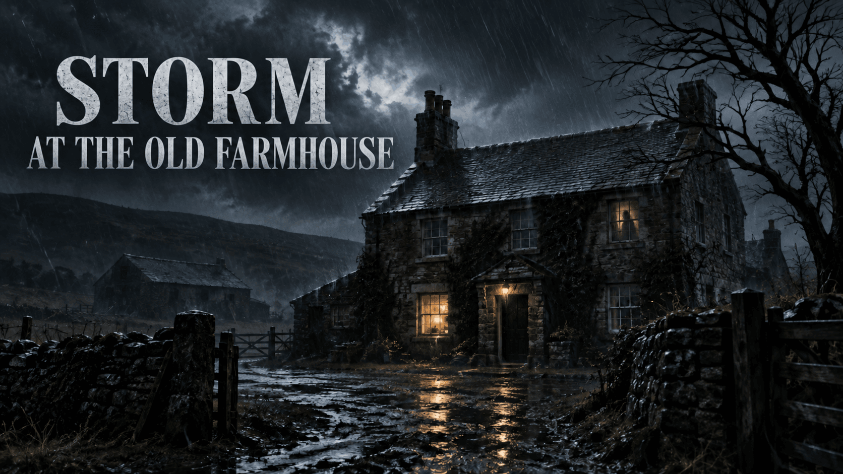 Storm at the Old Farmhouse